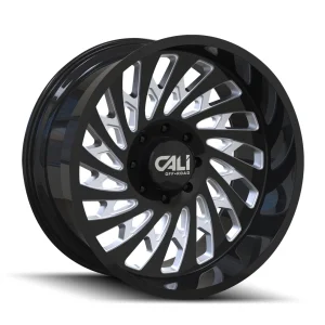 Cali Off-Road – SWITCHBACK – Black – 20″x10″ -30mm – Summer Wheels – 9108-2183BM-30